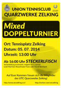 Plakat Mixed Doppel 2014
