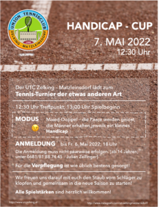 Handicap - Cup 2022 - Plakat